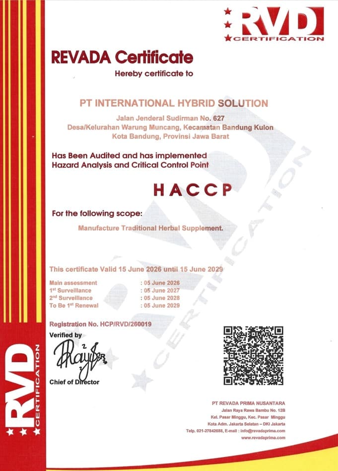 Sertifikat HACCP
